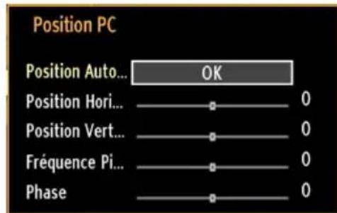 Tucson TL2604B12 - Réglages de l'image du PC - 1