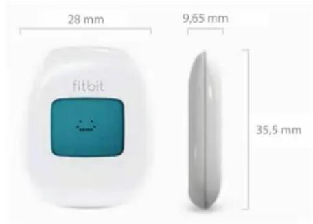 FITBIT Zip - Poids et dimensions - 1