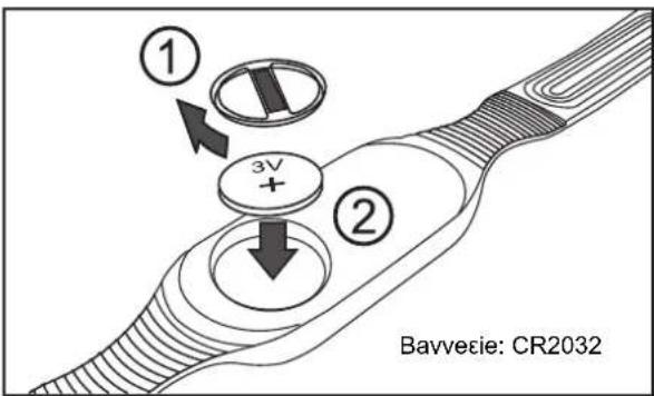 CRIVIT IAN 68547 - Einsetzen der Batterie in den Brustgurt - 1