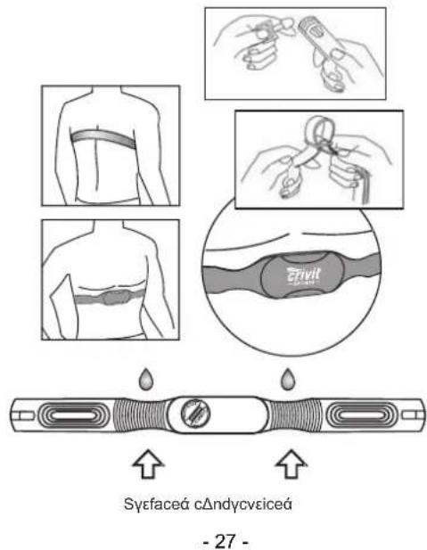 CRIVIT IAN 68547 - Port de la ceinture thoracique - 1