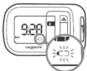 GEONAUTE ONstep 200 - Informacja dotyczze baterii - 1