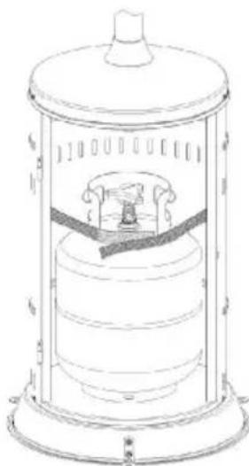 Hendi 272701 - Messa in sicurezza della bombola del gas - 2