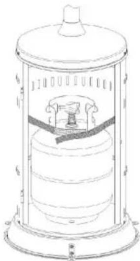 Hendi 272701 - Sicherung der Gasflasche - 2