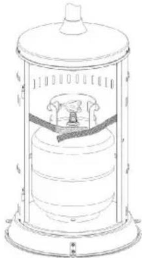 Hendi 272701 - Protection de bonbonne de gaz - 2