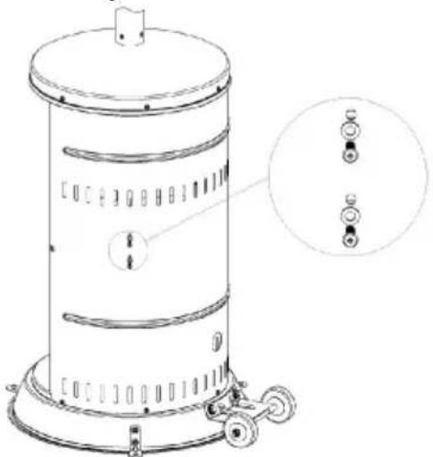 Hendi 272701 - Sicherung der Gasflasche - 1