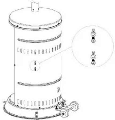 Hendi 272602 - Sicherung der Gasflasche - 1