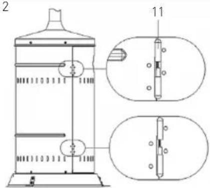 Hendi 272602 - Mitgelieferte montageteile: - 3