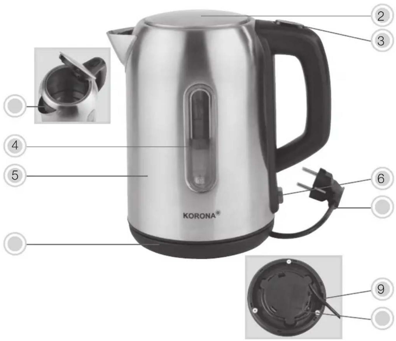 KORONA 20350 - Gerätebezogene Sicherheitshinweise - 2