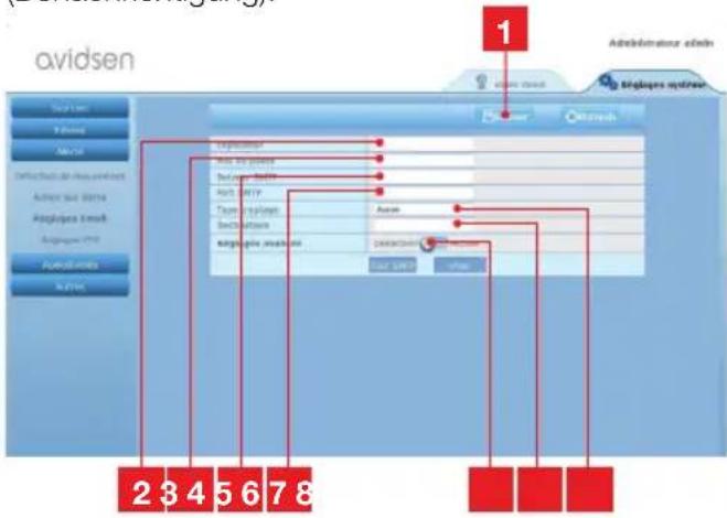 AVIDSEN 123281 WiFi - - Beispiel: einrichten einer e-mail-Benachrichtigung Bei BeWegungserKennung - 1