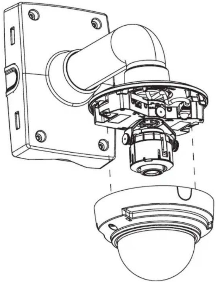 AXIS P3346 - Hängemontageset installieren - 5