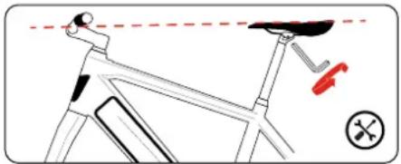 Stromer ST2 - Réglage de l'inclinaison de la selle - 1
