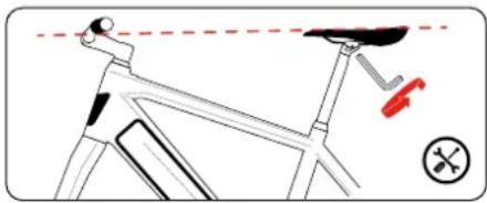 Stromer ST1 - Réglage de l'inclinaison de la selle - 1