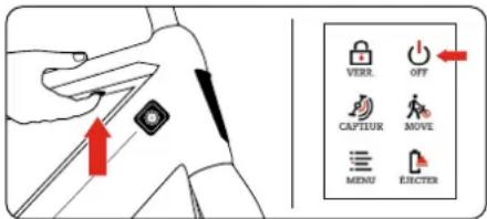 Stromer ST1 - 3) Coupez le système électrique une fois votre trajet terminé. - 1