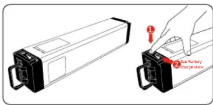 Stromer ST1 - Affichage sur la batterie BQ1440 - 1