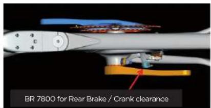 SCOTT Plasma 3 - REAR BRAKE/HINTERRADBREMSE/FREIN AR.CABLE ROUTING/KABELFUHRUNG/GUIDECABLE - 2