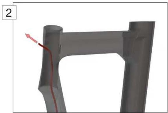 BMC Timemachine Road TMR01 - Cable routing for mechanical shifting - 2