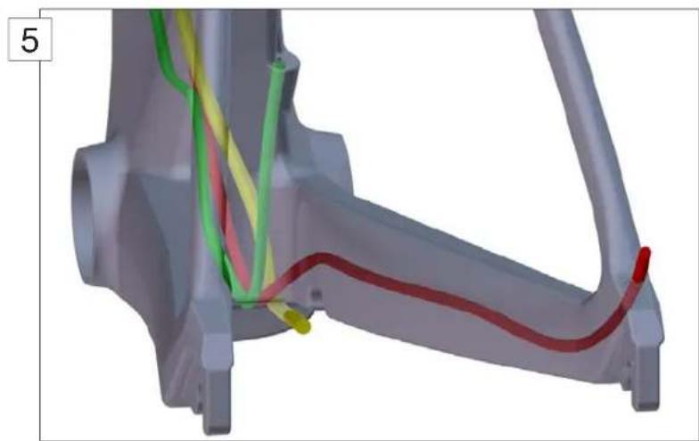 BMC Timemachine Road TMR01 - Cable routing for mechanical shifting - 5