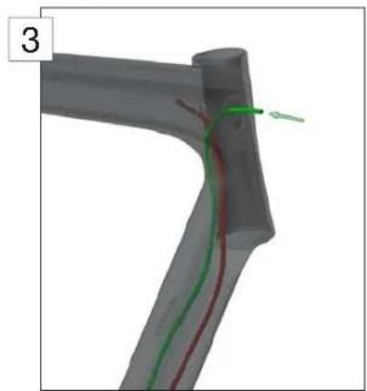 BMC Timemachine Road TMR01 - Cable routing for mechanical shifting - 3