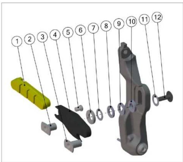 BMC Timemachine Road TMR01 - Montage der Hinterradbremse - 18