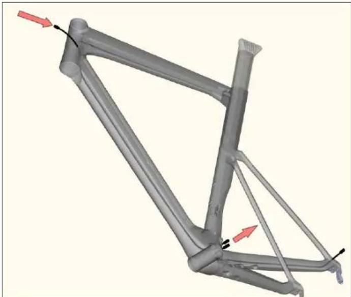 BMC Timemachine Road TMR01 - Passage des cables pour transmission mécanique - 7