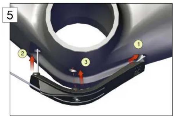 BMC Teammachine SLR01 - Gear cable routing for mechanical shifting - 7