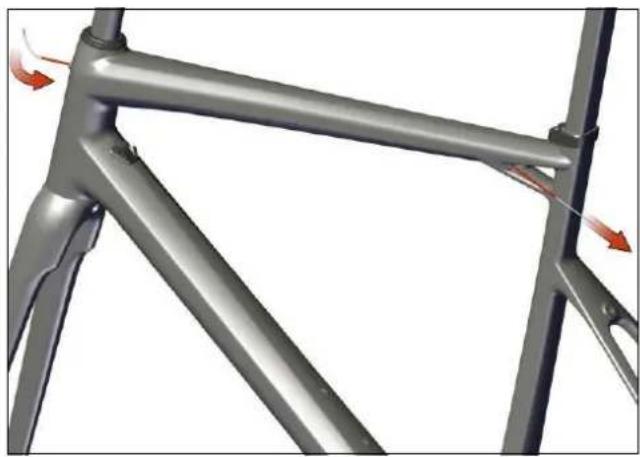 BMC Teammachine SLR01 - Bremskabel für Hinterradbremse - 2