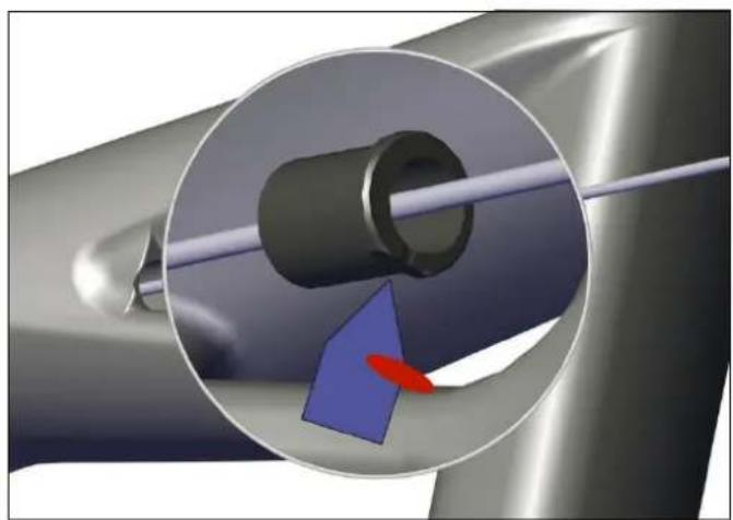 BMC Teammachine SLR01 - Bremskabel für Hinterradbremse - 4
