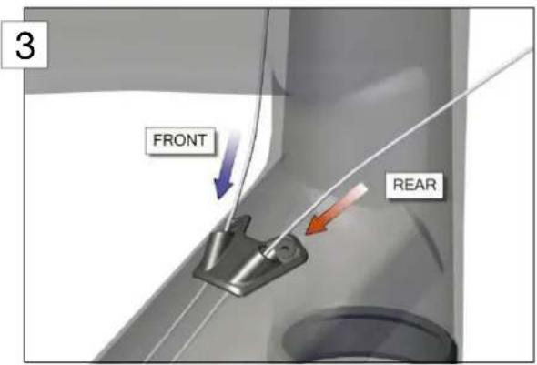 BMC Teammachine SLR01 - Gear cable routing for mechanical shifting - 3