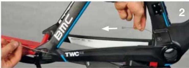 BMC Timemachine TM01 - Percorso del cavo - 2