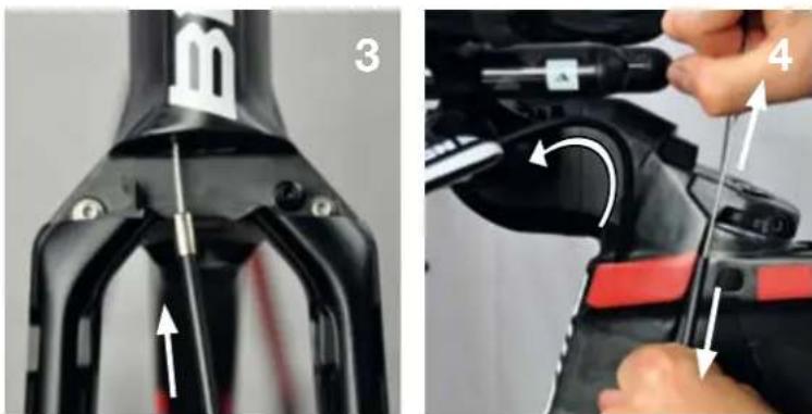 BMC Timemachine TM01 - Verlegung des vorderen Bremskabels - 2