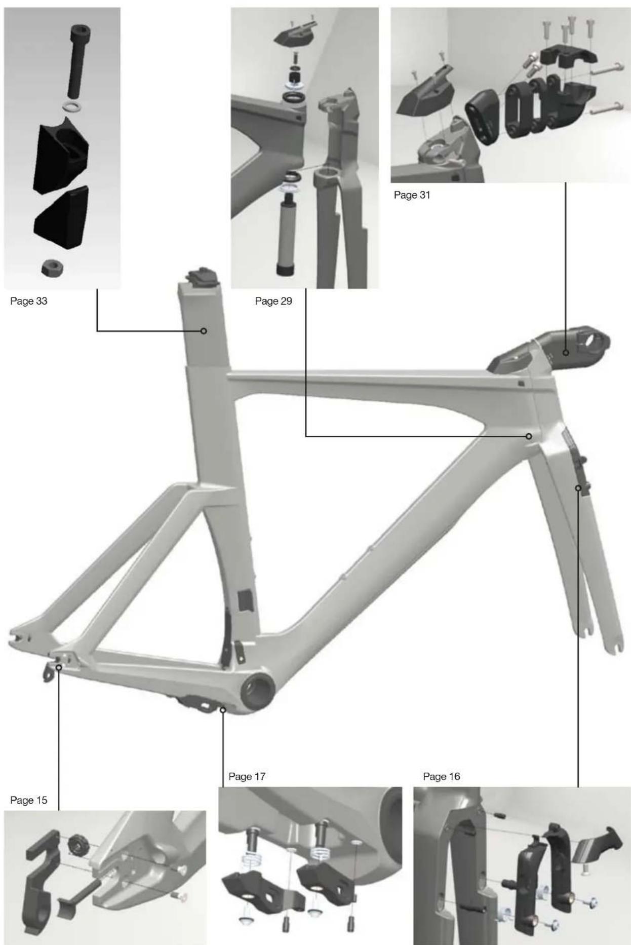 BMC Timemachine TM01 - Position du chariot de selle - 1