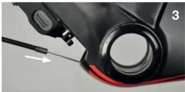 BMC Timemachine TM01 - Percorso del cavo del freno (posteriore) - 3