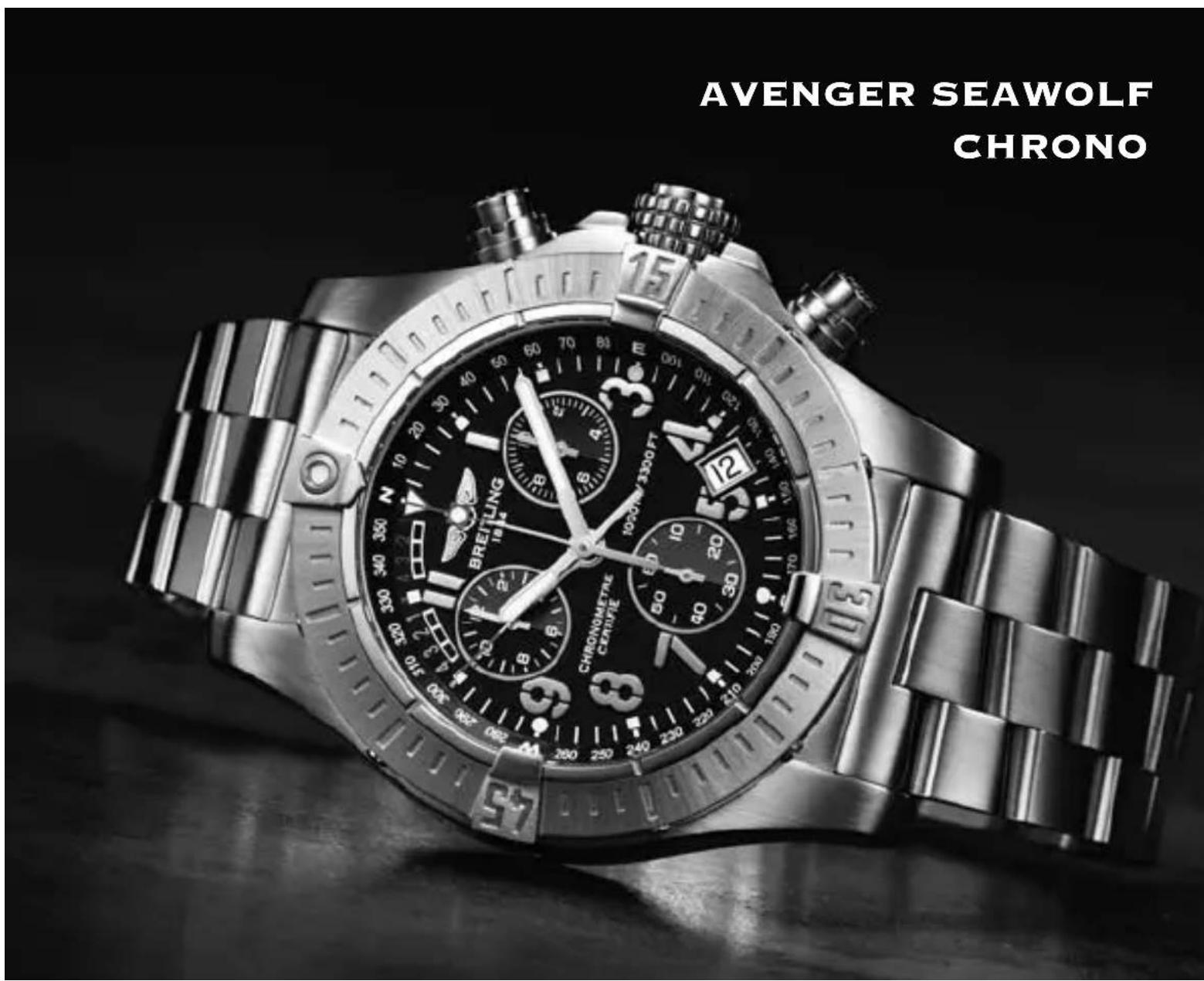 Breitling Avenger Seawolf Chrono Blacksteel - 1