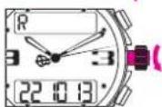 Breitling AIrwolf Raven - Sincronizzazione dell'indicazione analogica e digitale - 3