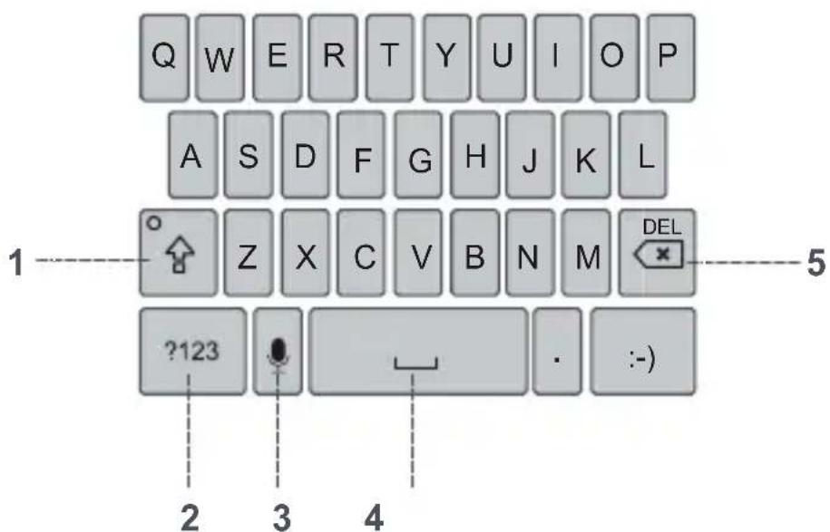 Utano Barrier T180 - Utiliser le clavier Android - 1