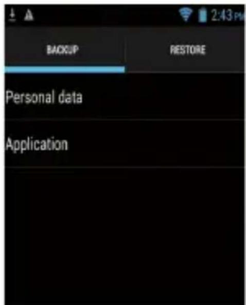 Trevi 5.3Q - Backup and Reset - 1