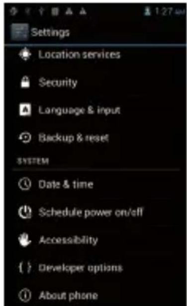 Trevi 5.3Q - RéGLAGES - 2