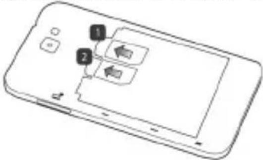 Trevi 5.3Q - INSERTAR UNA TARJETA SIM Y LA BATERIA - 2