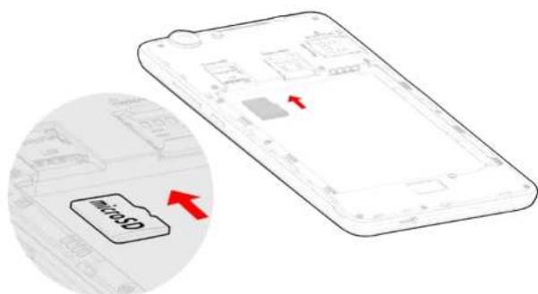 WIKO Pulp Jam 4G - ~ Instalación de la tarjeta de memoria - 1