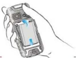 SONIM Quest Pro XP3.20 - Einlegen des Akkus - 1