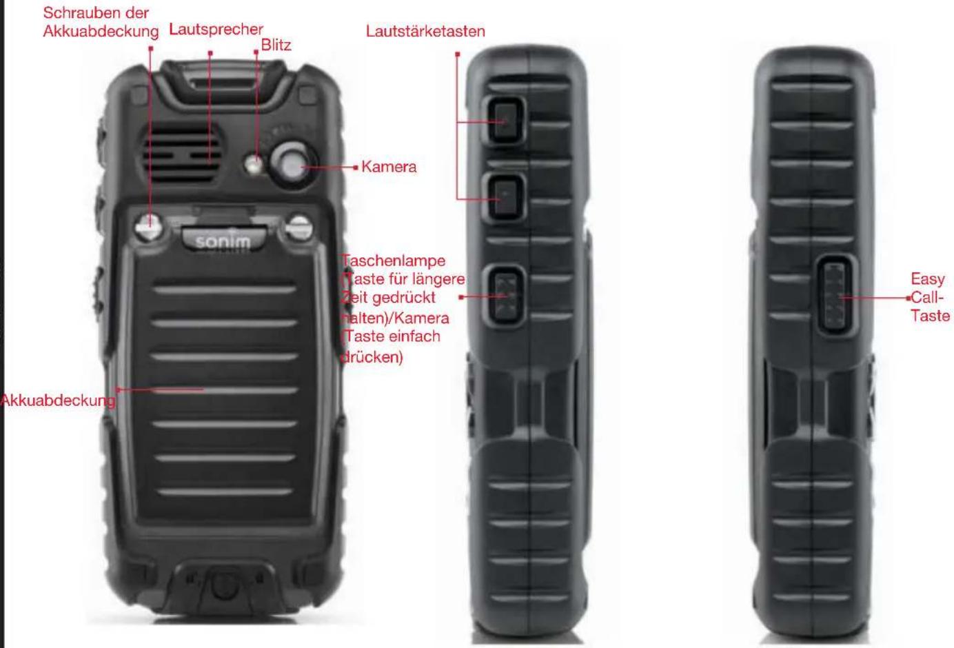 SONIM Quest Pro XP3.20 - AUFBAU DES XP3.20 - 1