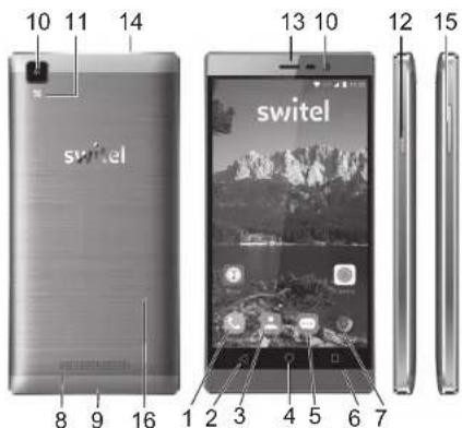 SWITEL ESmart M3 - Multi Touch Smartphone eSmart M3 - 1