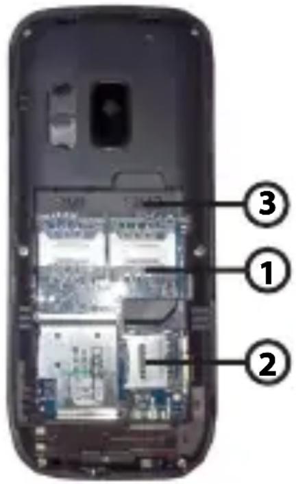 Manta TEL1800 - Installazione della batteria - 1