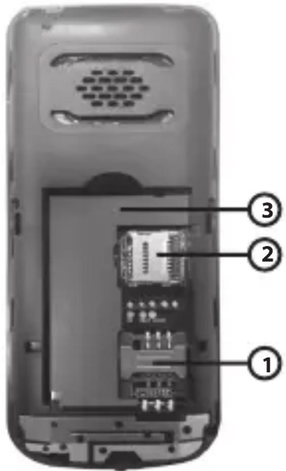 Manta TEL1707 - Instalowanie karty MicroSD - 1