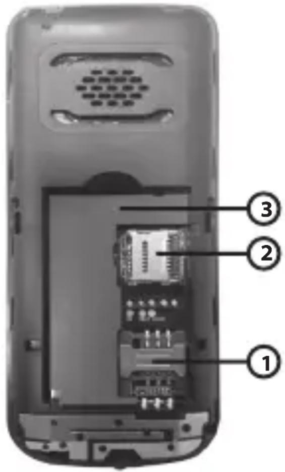 Manta TEL1707 - Installing a memory card - 1