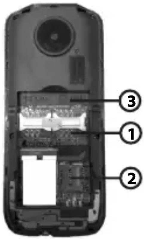 Manta TEL1701N - Montaje de bateria - 1