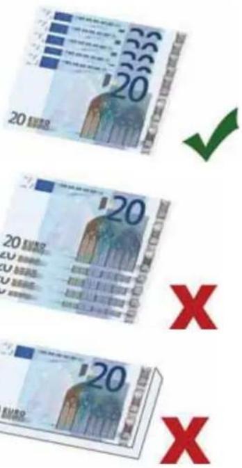 OLYMPIA NC 510 - Procédure Correcte Lors du Comptage de Billets - 1