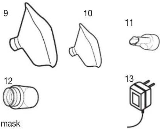 BEURER IH 50 - Overview of accessories - 1