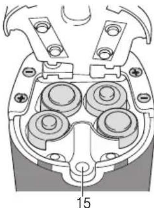 BEURER IH 50 - Inserting the batteries - 1