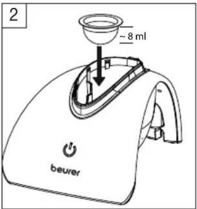 BEURER IH 40 - Filling the medication container - 1